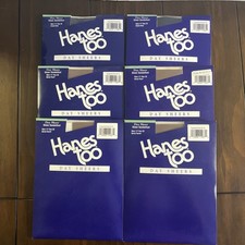 6 Hanes Too Day Sheer Sandalfoot Pantyhose Size CD Barely There  Classic Navy