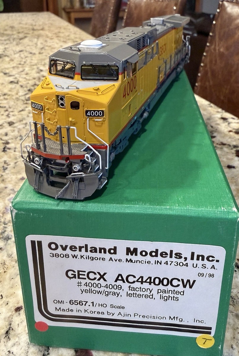 HO Overland Models Brass OMI-6567.1 AC4400CW GECX #4000 Factory