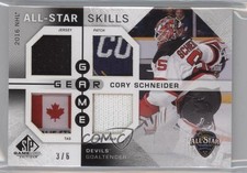 2016-17 SP Game Used All-Star Skills Gear 3/6 Cory Schneider #ASGG-CS 0c3