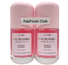 2x Korean Luxe Skin Niacinamide  Shimmer Facial Serum