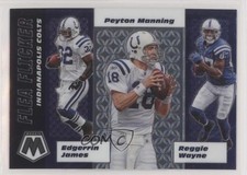 2020 Mosaic Flea Flicker Edgerrin James Peyton Manning Reggie Wayne HOF 0bn8