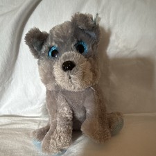 Webkinz Husky Plush Toy Gray Dog Blue Eyes