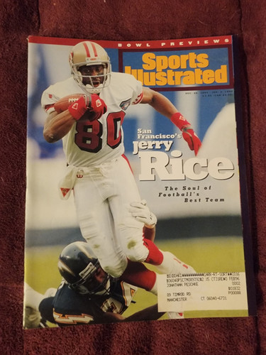 Sports Illustrated 26 de diciembre 1994 Jerry Rice San Francisco 49ers - Imagen 1 de 7