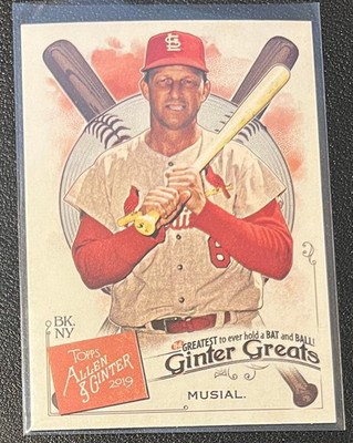 2019 Topps Allen & Ginter Greats #GG-27 STAN MUSIAL St. Louis Cardinals A5