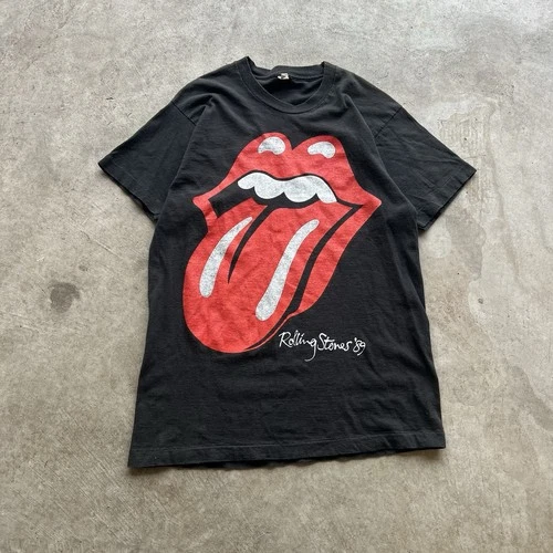 Rolling Stones North American Tour Shirt MEDIU 1980s vintage concert t-shirt, vintage, size M, single stitch, B+ condition