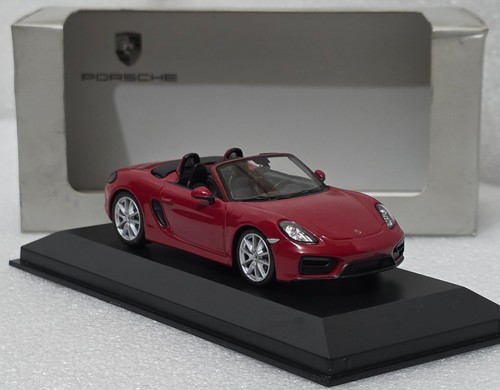 Porsche Boxster (981) GTS 2015 Carmine Red 1:43 Minichamps WAP 020 014 0E (14) - Picture 3 of 18