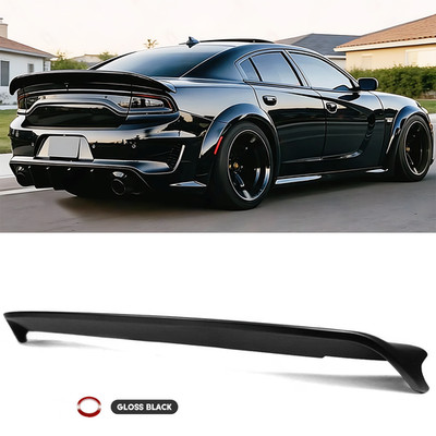 Gloss Black Highkick Trunk Spoiler Wing Fits 2015-23 Dodge Charger Redeye Style