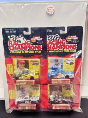4 Racing Champions 1996 NASCAR CRAFTSMAN TRUCK 1:64 Die Cast Dodge Ram Trucks