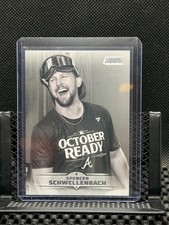 Spencer Schwellenbach RC 2025 Stadium Club - Black & White  - #93 Braves
