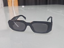 Prada PR17WS 1AB5S049 Women's Sunglasses 49 mm Black / Dark Grey Lens