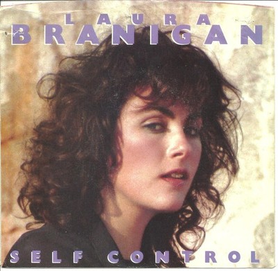 LAURA BRANIGAN-SELF CONTROL-45 RPM-7''-POP-ATLANTIC-7-89676-VINYL-RECORD-VG+-1984