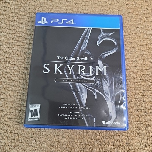 The Elder Scrolls V: Skyrim Special Edition Sony PlayStation 4 PS4 CIB ...