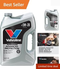 Advanced Full Synthetic SAE 5W-20 Motor Oil 5 QT 36.79 per gallon