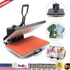 Digital Clamshell Heat Press Transfer T-Shirt Sublimation Press Machine 16x 24"