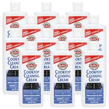 Cooktop Cleaning Cream, Fast Acting, No-Rinse Cooktop Cleaner for Glass Top S...