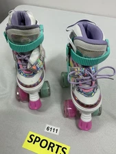 Girls Sulifeel Sport Roller Skates Eu 28-31 Us 9-12 Multicolor Adjustible Nwd 