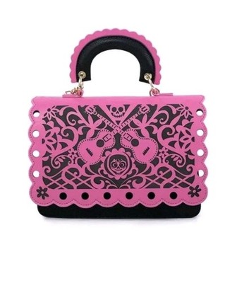 Loungefly Stitch Shoppe Pixar Coco Leather Crossbody Bag & Pin LE