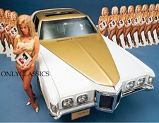 1970 Pontiac Grand Prix Ssj Hurst Linda Vaughn 11x14 Photo Poster Indy 500 Pinup