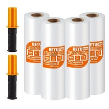 Clear Stretch Film Shrink Wrap for Moving Supplies 15inch, 4 Pack x 1000ft,...