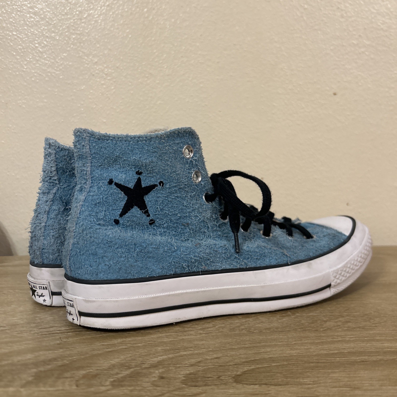 Converse x Stussy Chuck Taylor 70 High Top Mens Size 7 Women’s 8.5 Blue Sneakers thumbnail 2