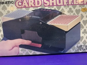 Cardinal 2 Deck Automatic Card Shuffler Machine - Black