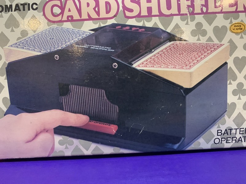 Cardinal 2 Deck Automatic Card Shuffler Machine - Black