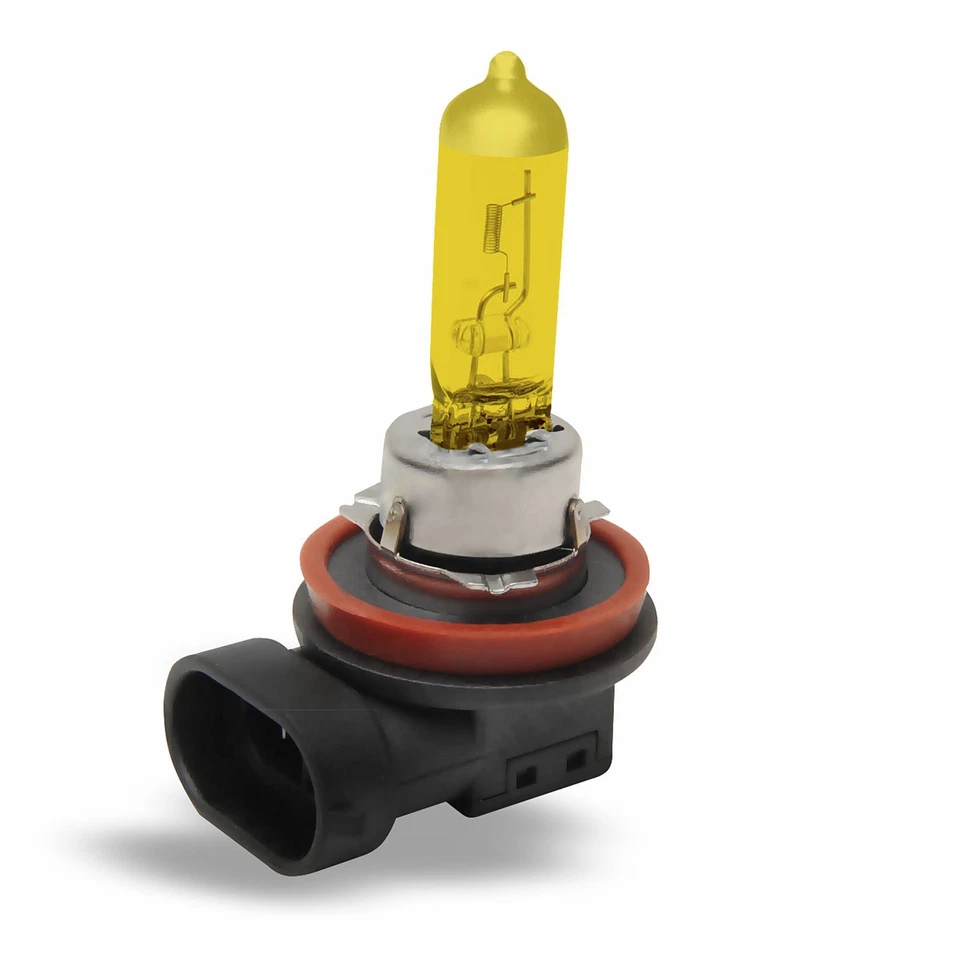 2x H8 Lunex SUPER YELLOW 708 12V 35W Car Halogen Headlight Bulbs PGJ19-1 2300K - Image 3 of 3