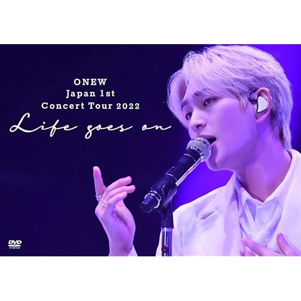 SHINee ONEW Japan 1st Concert Tour 2022 Life goes on Regular DVD Photo Book JP