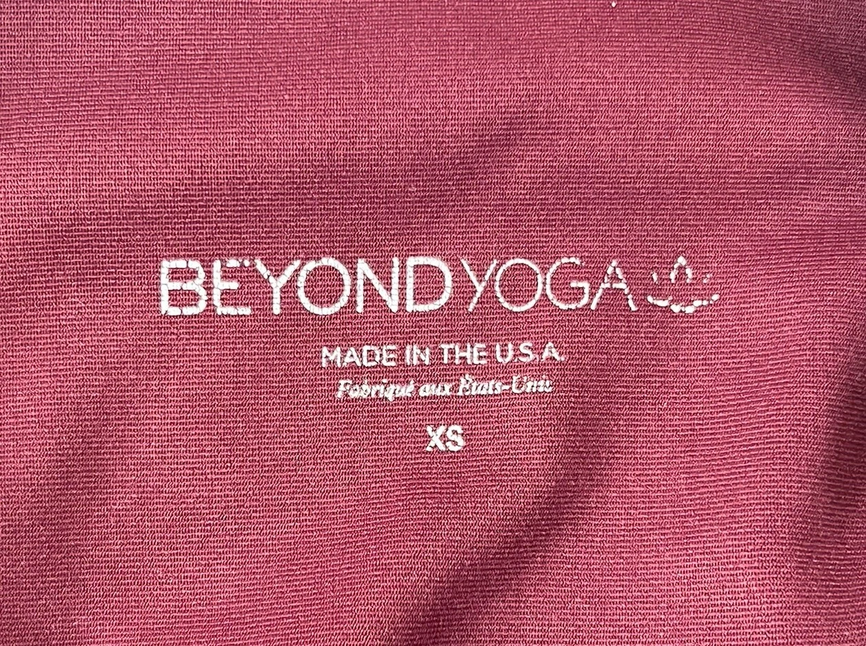 beyond-yoga silver ombre speckled high waisted midi leggings