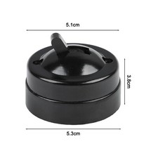 Retro Single-control Switch Mounted Button Wall Light Old-fashioned 6A