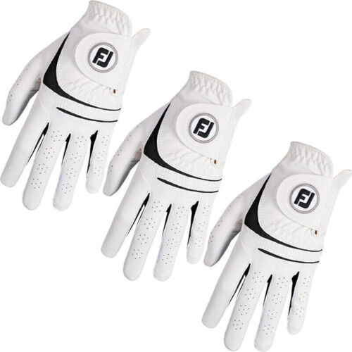 1/3PCS Golfer White Mens FootJoy WeatherSof Golf Gloves Left Hand & Right Handed - Picture 14 of 21