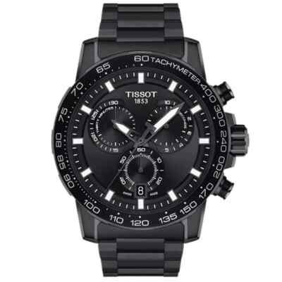 Tissot T125.617.33.051.00 Supersport Chronograph PVD schwarzes Zifferblatt Uhr