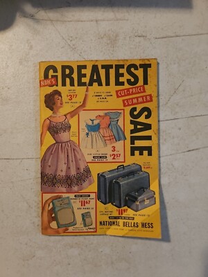 Vintage National BELLAS HESS 1961 Summer Sale CATALOG | eBay