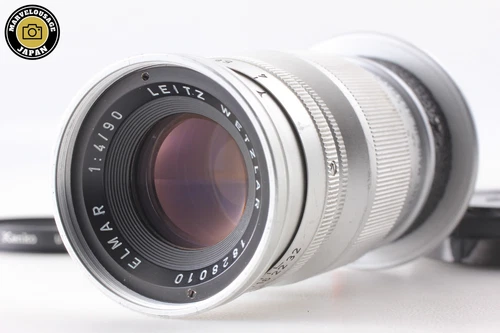 [Exc+5] Leica Wetzlar Leitz Elmar 90mm f/4 Lens Silver M mount From JAPAN