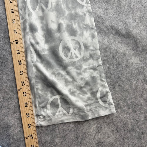 C&C California S girls grey lounge pants tie dye peace sign comfy boho hippie - Picture 7 of 12