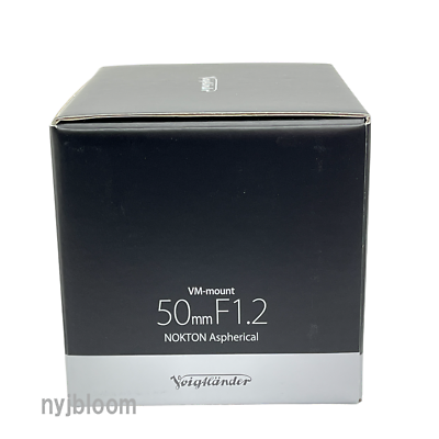 New VOIGTLANDER Nokton 50mm f/1.2 Aspherical Lens VM Mount Manual