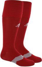 Adidas, Metro Over the Calf Soccer Socks Red, Mens Size Medium