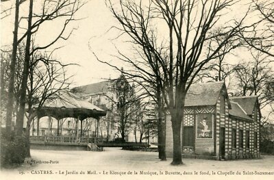 CASTRES Jardin du Mail Kiosk La Buvette La Chapelle du St Sacrament Pub Pernod
