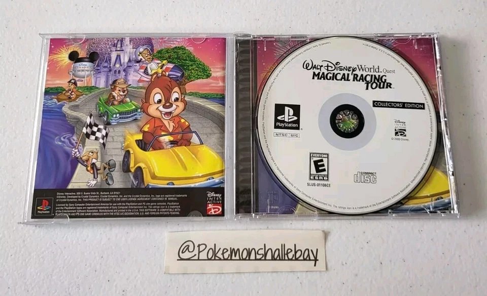 Walt Disney World Quest Magical Racing Tour - Collectors - PS1 *W/ Manual - NTSC - Image 3 of 3