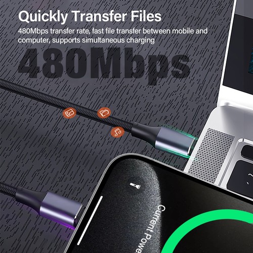 100W Fast Charging USB C to Type C Cable Data Lead for MacBook Samsung iPhone 16 - Picture 4 of 16
