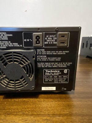 Technics SA-DX930 Receiver HiFi Stereo Vintage 5.1 Channel Home