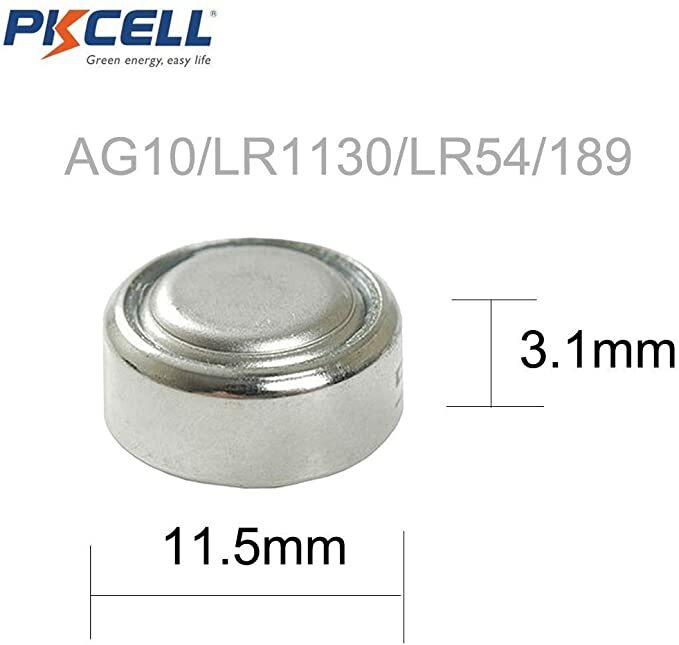 4 Pkcell Lr1130 Ag10 189 L1131 389 V10ga 1.5 V Battery - Foto 6
