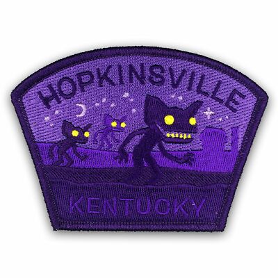 Hopkinsville, Kentucky Travel Patch | Hopkinsville Goblin | cryptozoology