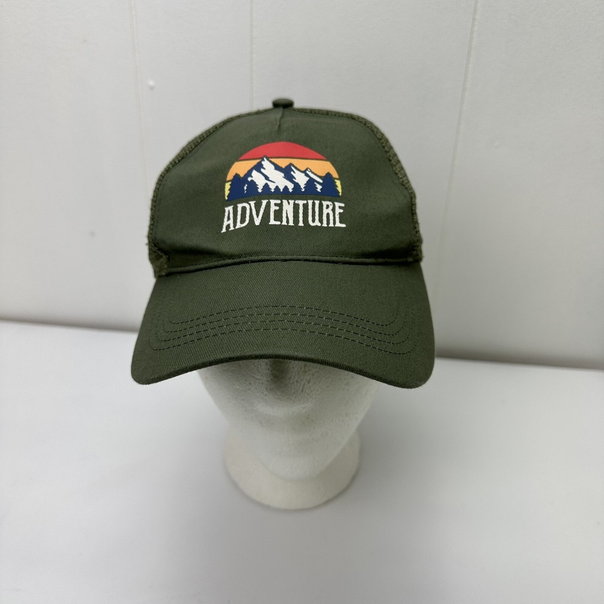 Sonoma Trucker Hat Green Adventure Outdoors Mesh Back  display picture 2