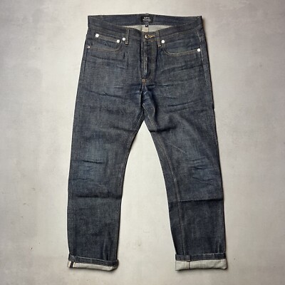 A.P.C. PETIT STANDARD デニム 29 APC Petit Standard Distressed Selvedge Denim Jeans Size 29