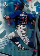2017 Bowman Platinum Top Prospects #TPKM Kevin Maitan BRAVES