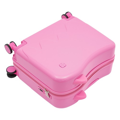 18" Kids Ride-On Suitcase Children Rolling Luggage Case Password Lock w/Stickers - Picture 10 of 16