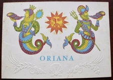 ORIENT LINE P&O SS ORIANA PRE MAIDEN VOYAGE DELUXE PROMO BROCHURE 1960