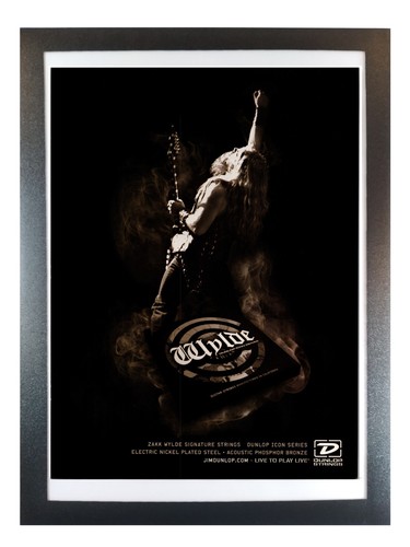 Zakk Wylde Dunlop Strings Ad - Original Guitar Magazine Ad 2007 BLS Ozzy - Picture 1 of 7