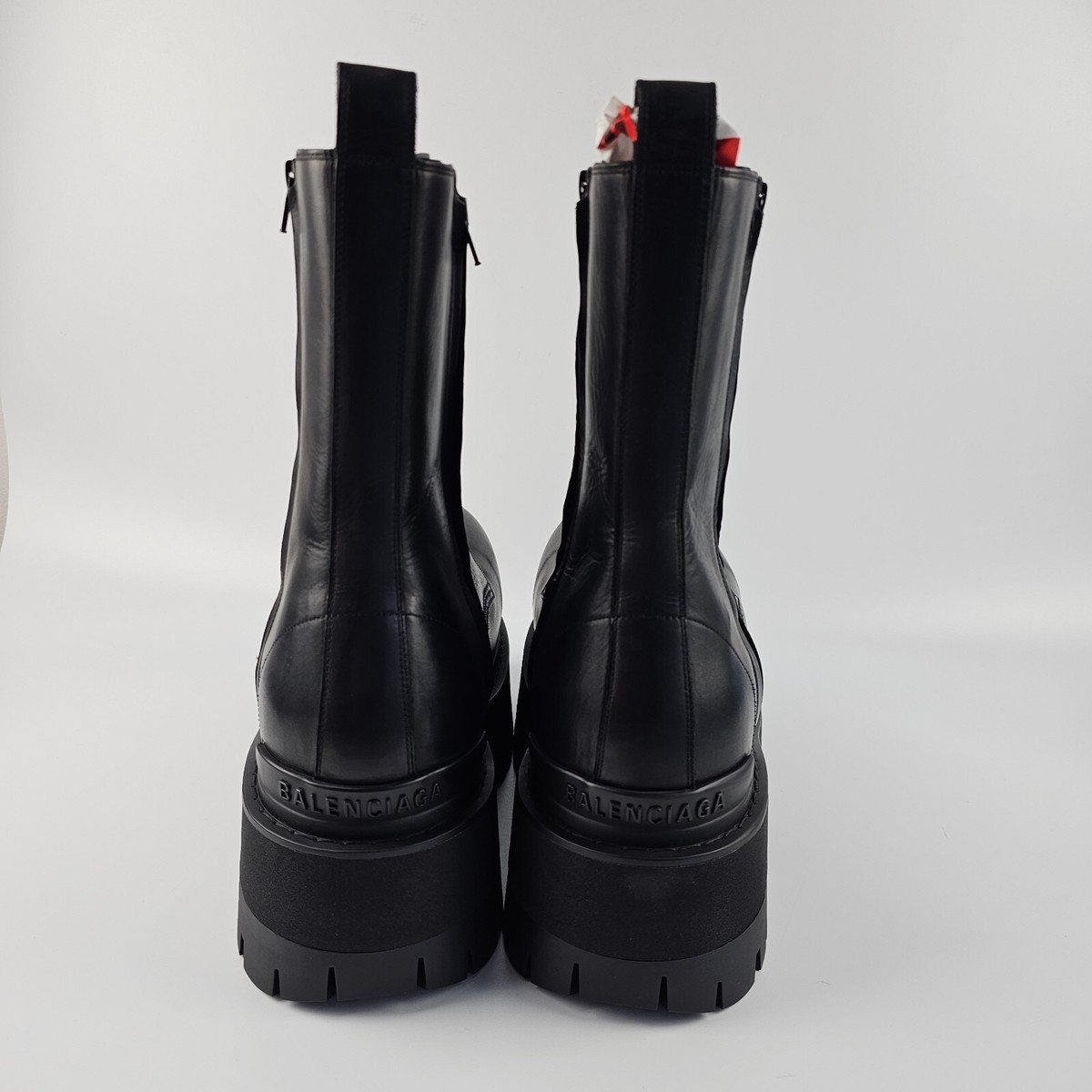 【関税＆送料込み】Balenciaga Giant Boots BALENCIAGA Giant $2350 Men's Black Leather Boots New